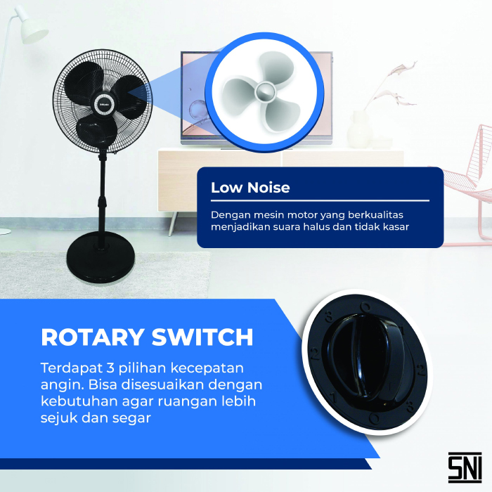 Miyako Standing Fan - KAS1607